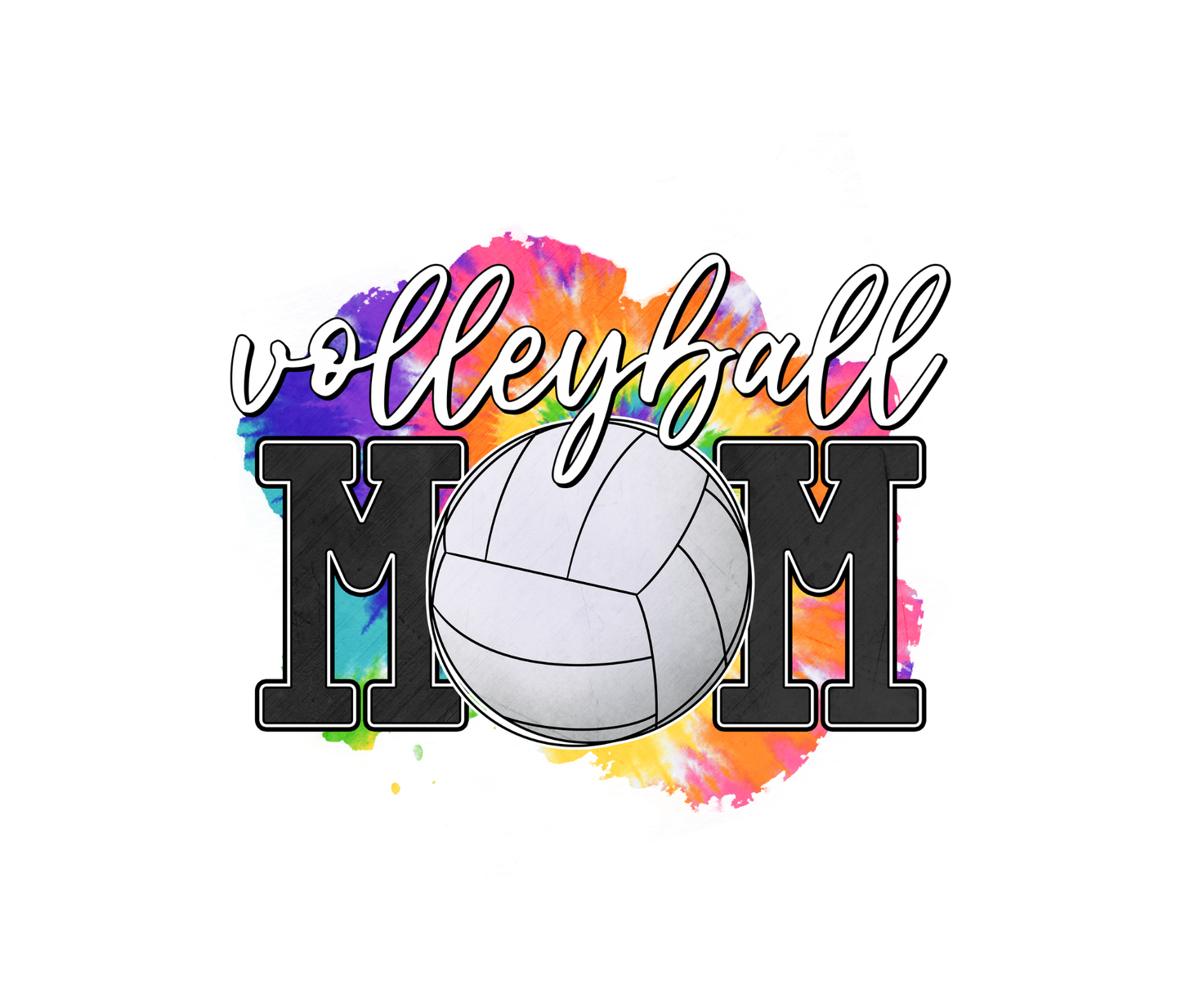 VOLLEYBALL DESIGN! YOU CHOOSE COLOR AND STYLE! TEE OR CREWNECK! BLEACHED OR NON-BLEACHED