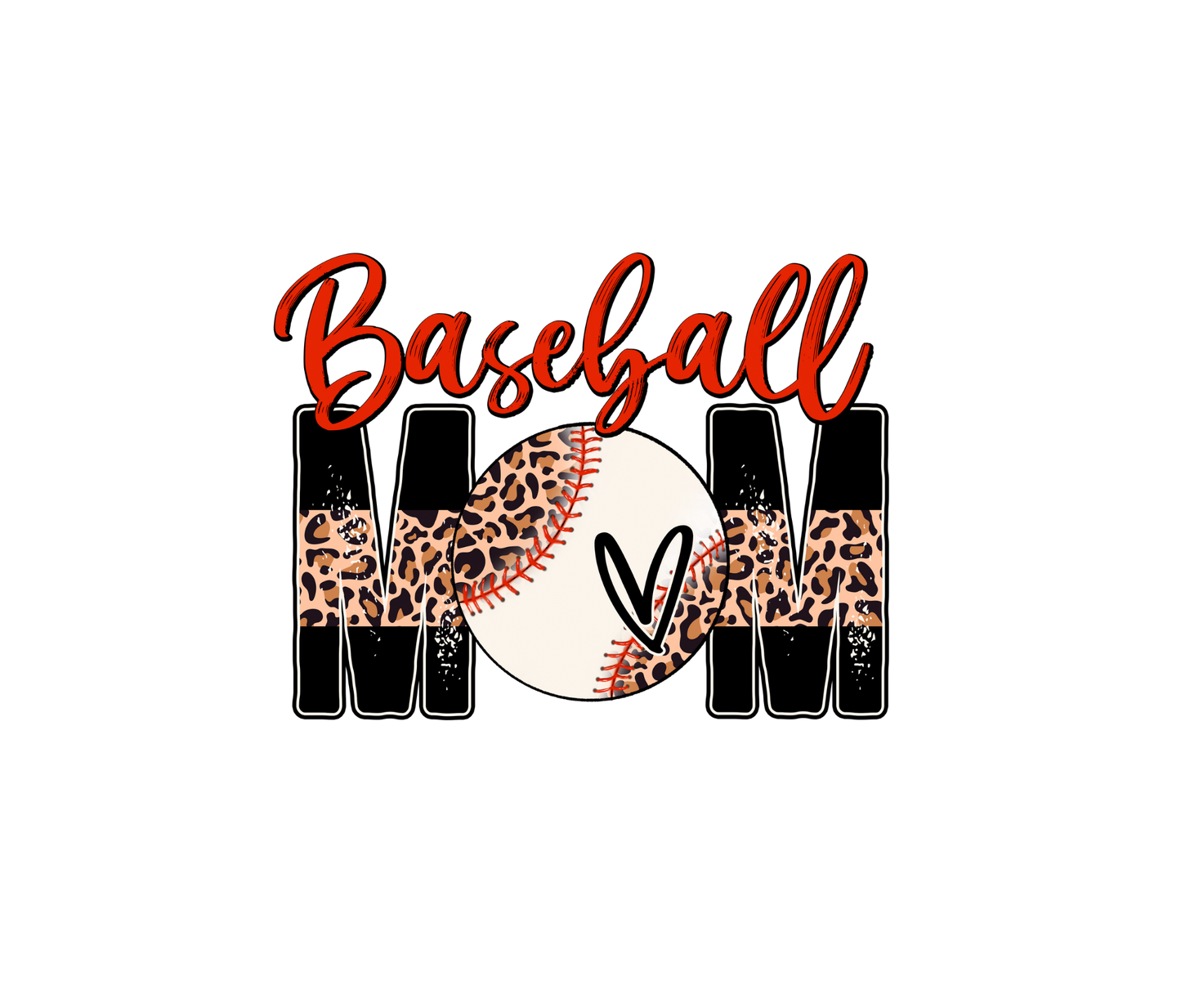 BASEBALL MOM DESIGN! YOU CHOOSE COLOR AND STYLE! TEE OR CREWNECK! BLEACHED OR NON-BLEACHED
