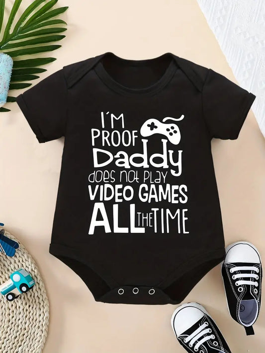Cool & Stylish Video Game-Themed Onesies for Baby Boys