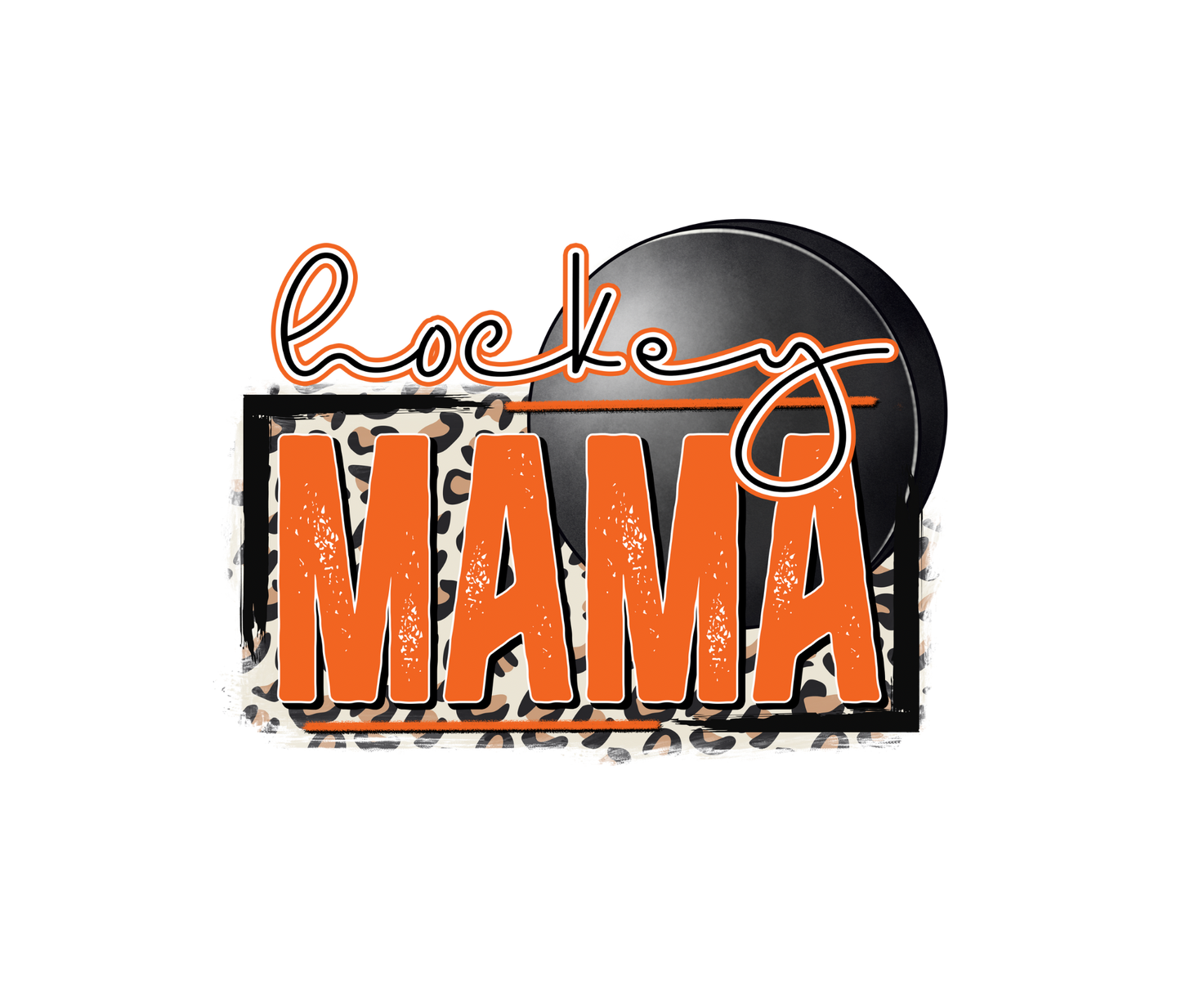 HOCKEY MAMA DESIGN! YOU CHOOSE COLOR AND STYLE! TEE OR CREWNECK! BLEACHED OR NON-BLEACHED
